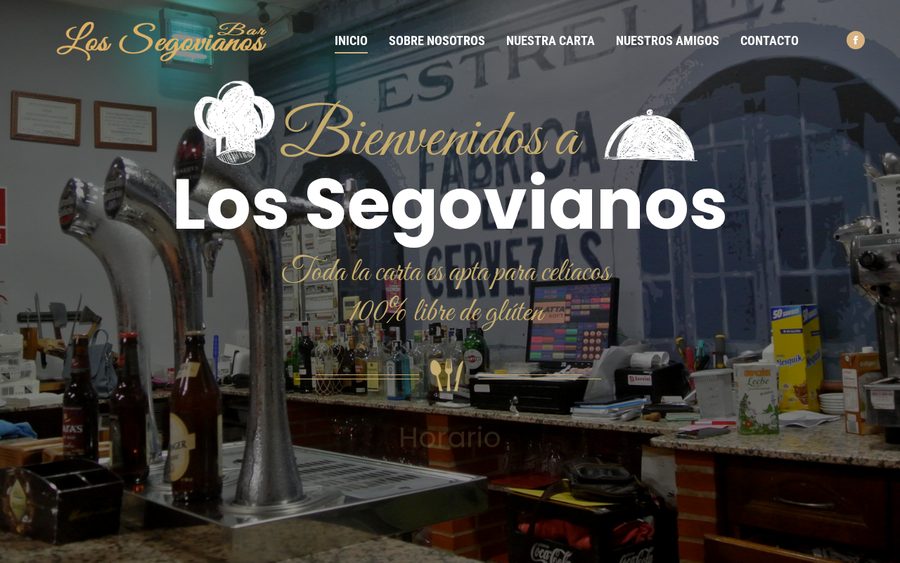 Web de Bar Los Segovianos