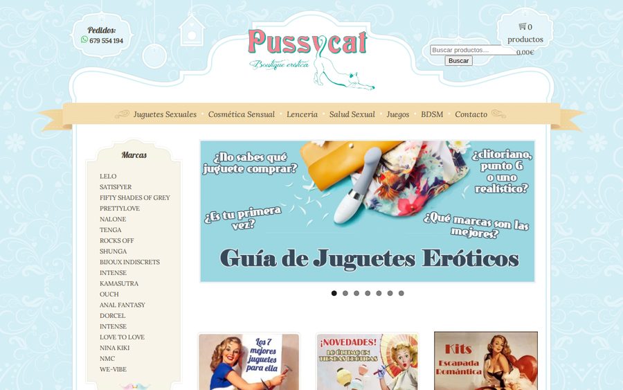 Web de Pussycat Mérida