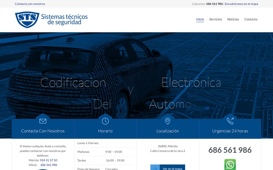 Web de STS Electrónica
